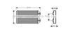 AVA QUALITY COOLING TO6369 Heat Exchanger, interior heating